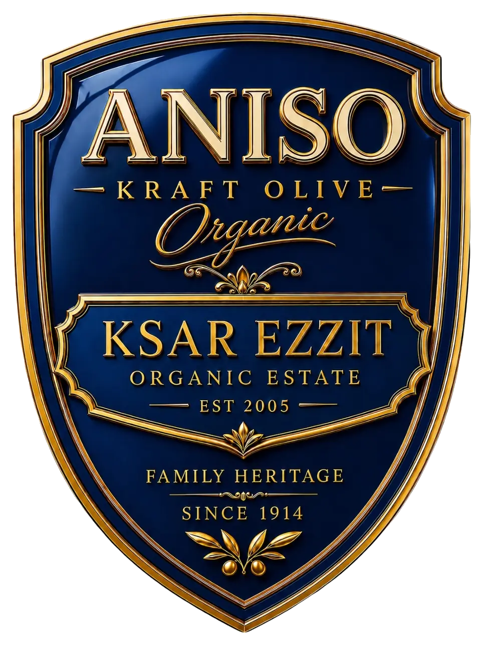 Originales Wappen von ANISO Kraft Olive